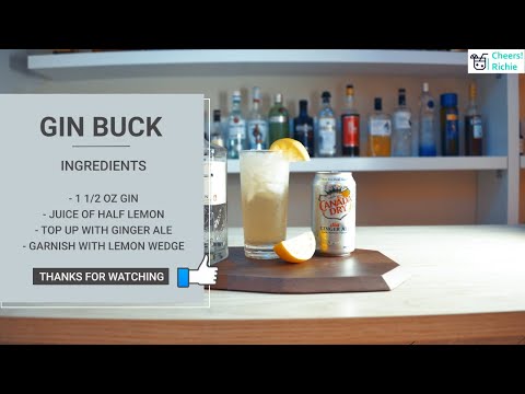 [Gin] How to Make The Easy Cocktail Gin Buck