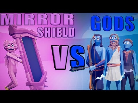 POPPY PLAYTIME MIRROR SHIELD vs EVERY GOD - TABS | Totally Accurate Battle Simulator