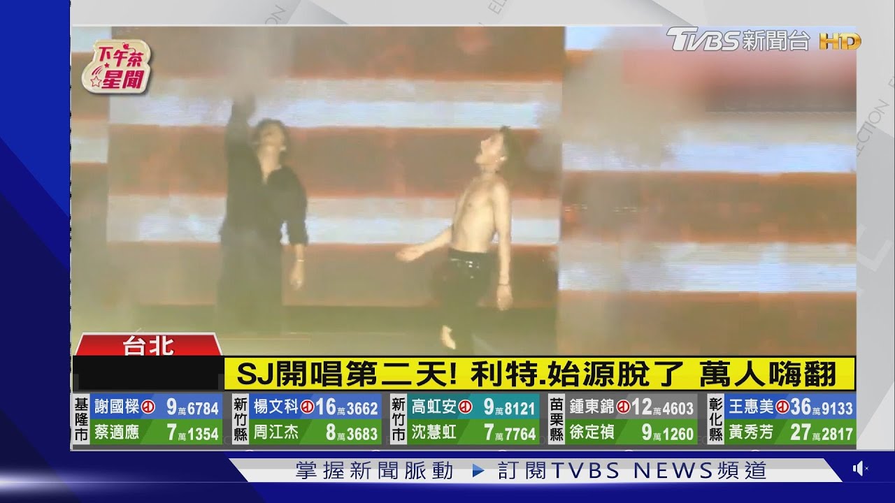 Super Junior來台開唱第二天！利特、始源脫了萬人嗨翻