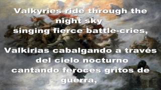 Amberian Dawn  -  Valkyries Lyrics Ingles - Español