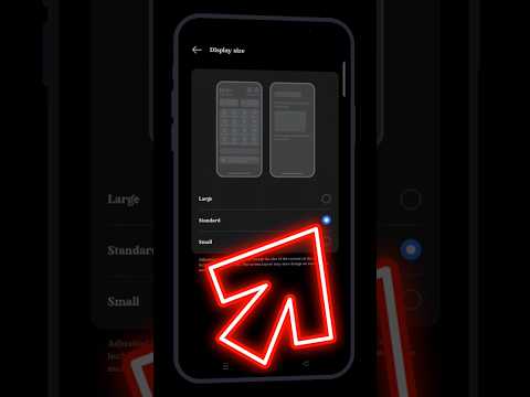 How to Change Display Size in Phone | Display Size | #realme #trick #viral #shorts