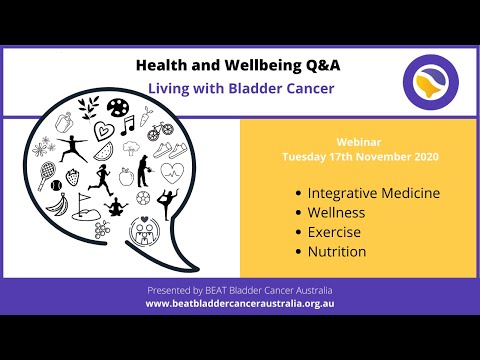 Health and Wellbeing Q&A - Living with Bladder Cancer | 17 November 2020