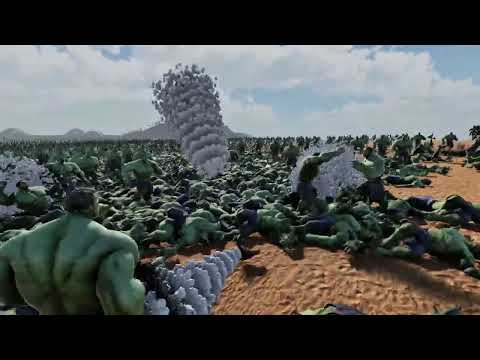 SUPER CHICKEN vs 10,000 HULKS! 😱 Ultimate Epic Battle Simulator 2 Insane Fight