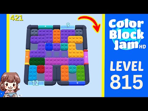 Color Block Jam Level 421 (815) Solution Walkthrough