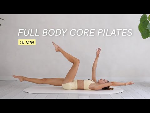 15 Minuten Ganzkörper-Pilates | Schnelles, effektives Muskelbrennen & keine Geräte | Herausforder...