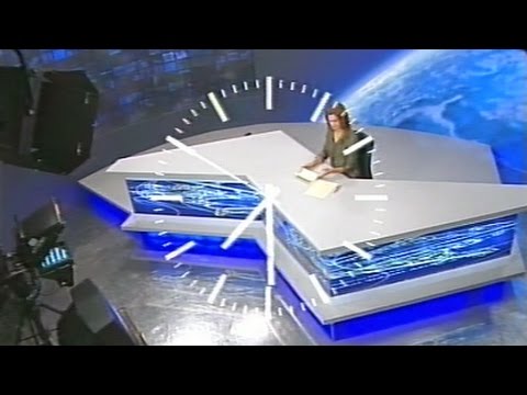 HRT - HRT 1 Croatia - Dnevnik - Clock and intro - Branka Slavica - Estiu del 2001