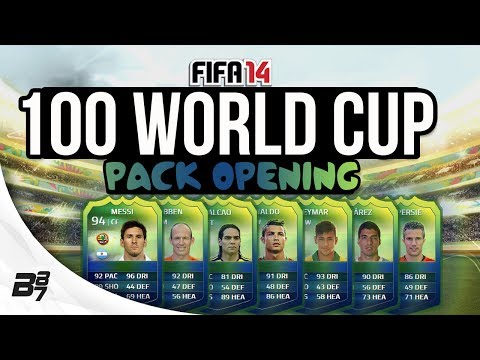WORLD CUP PACK OPENING! w/ EPIC PULLS!!! | FIFA 14 Ultimate Team
