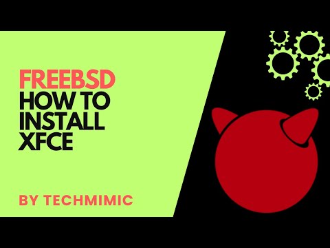 How to install XFCE on FREEBSD