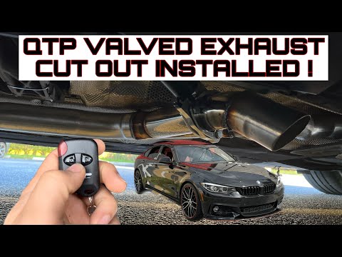 QTP ELECTRIC EXHAUST CUT OUT VALVE INSTALLED ! IT’S TIME TO MAKE SOME NOISE w/ my  BMW 440i ! #b58