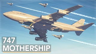 The Air Force’s Crazy 747 Aircraft Carrier Concept