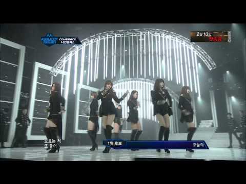 120112 M Countdown 나인뮤지스(9Muses) - intro & News