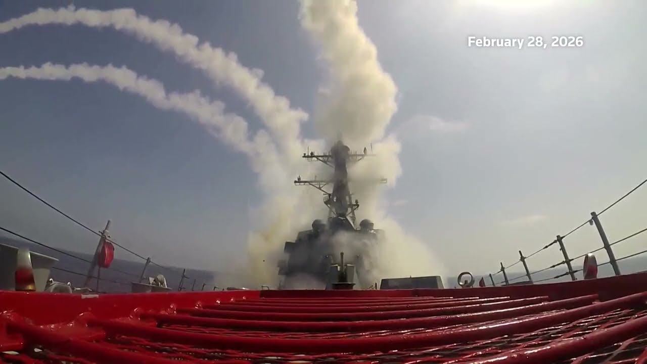 Video | US denies Iranian missiles struck navy ships