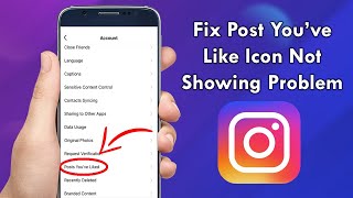 How to Fix Instagram Post You’ve Like Icon Not Showing Problem Solve