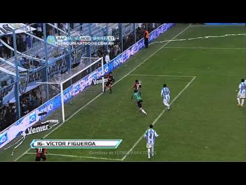 Gol de Figueroa. Rafaela 0 Newell's 2. Fecha 38. Torneo Final 2013. FPT