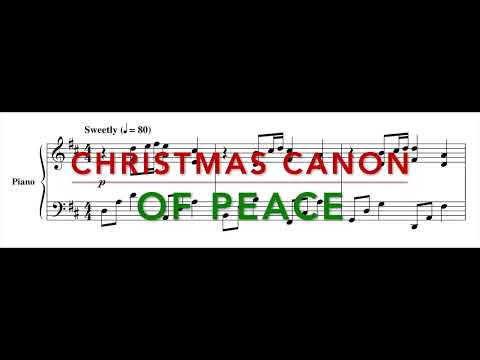 Christmas Canon of Peace Piano Accomp