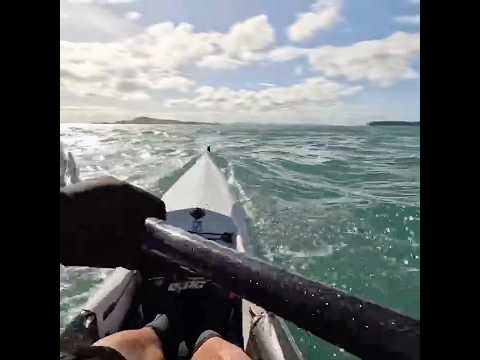 Windy #surfski #choppy #kayaking #newzealand