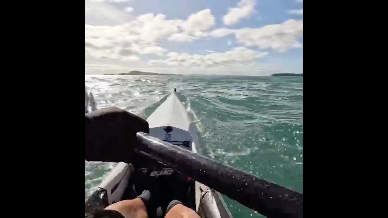 Windy #surfski #choppy #kayaking #newzealand