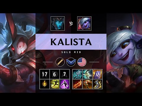 Kalista Mid vs Tristana - NA Diamond Patch 25.11