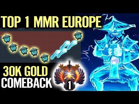 EPIC 30K Gold Comeback Who This TOP 1 MMR Mid Player WTF Imba Storm Spirit Pro Dota 2 Gameplay