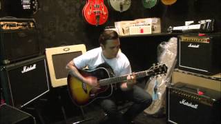 Video thumbnail for Gretsch G5024E Dreadnought Acoustic Electric Demo by Paul Stark