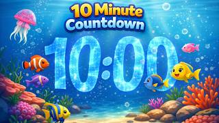 Download lagu 10 Minute Countdown Timer with Alarm and Happy Music & Underwater Sounds 🐟 mp3