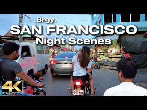 Night Scenes from Barangay SAN FRANCISCO - Gentri, Cavite Philippines [4K]