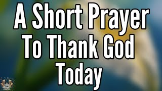 Thank You LORD for the Holy Spirit | Powerful Morning Prayer