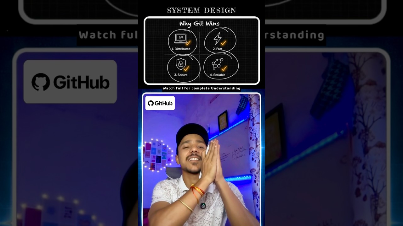 GITHUB SYSTEM DESIGN | How GitHub Scales to Millions of Users? | Explained in Hindi | @satyamscripts