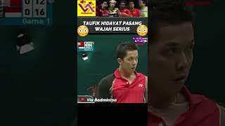 Download lagu Ketika raut wajah Taufik Hidayat jadi Serius #badminton #bwf mp3