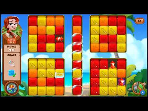 Lost Island Blast Adventure Level 589 - NO BOOSTERS 🏝️ | SKILLGAMING ✔️