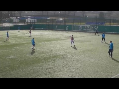 MKS Piast Żmigrod Juniorzy -   TSSR Polonia Trzebnica Seniorzy 20 02 2016r Juniorzy - Bramki