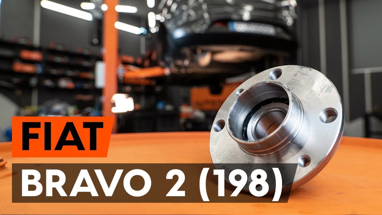 Kaip pakeisti Fiat Bravo 2 rato guolio: galas - keitimo instrukcija