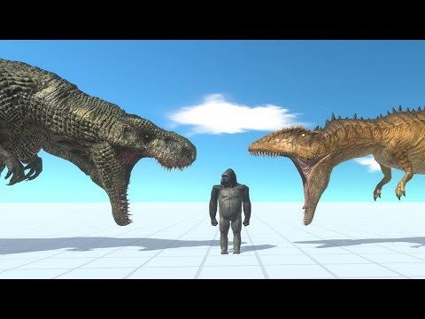 Carcharodontosaurus and T-rex vs Every Unit - Animal Revolt Battle Simulator