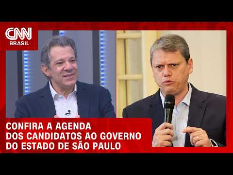 Eleições 2026: Confira a agenda dos candidatos ao governo de São Paulo | CNN 360°