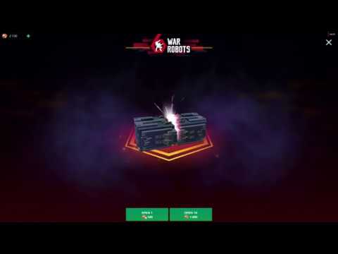 War robots 6th Anniversary Chest Opening 3
