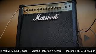 Video thumbnail for Marshall MG50DFX(Clean) by JAM's Factory 1996