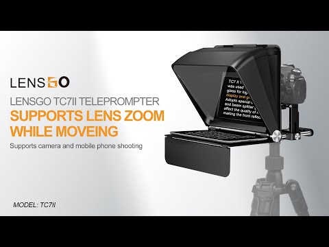 Профессиональный мини-суфлер LENSGO TC7 II Camera Kit для камер DSLR/SLR с Bluetooth пулетом под iOS/Android - фото 1 - id-p2912873238