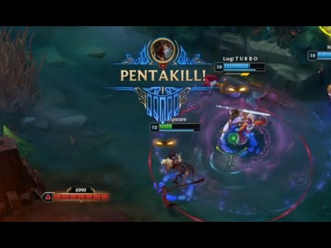 SUPER SATISFYING FIDDLESTICKS PENTAKILL | R+FLASH W MECHANIC | CHALLENGER FIDDLESTICKS