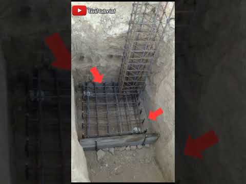 Eccentric footings | building construction | Ghar mein kaisa column dena chahiye? | #shorts #column