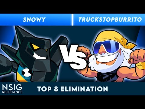Snowy vs TruckStopBurrito - Brawlhalla Singles Top 8 Elim - nSig Resistance | Diamondhead vs M.M.