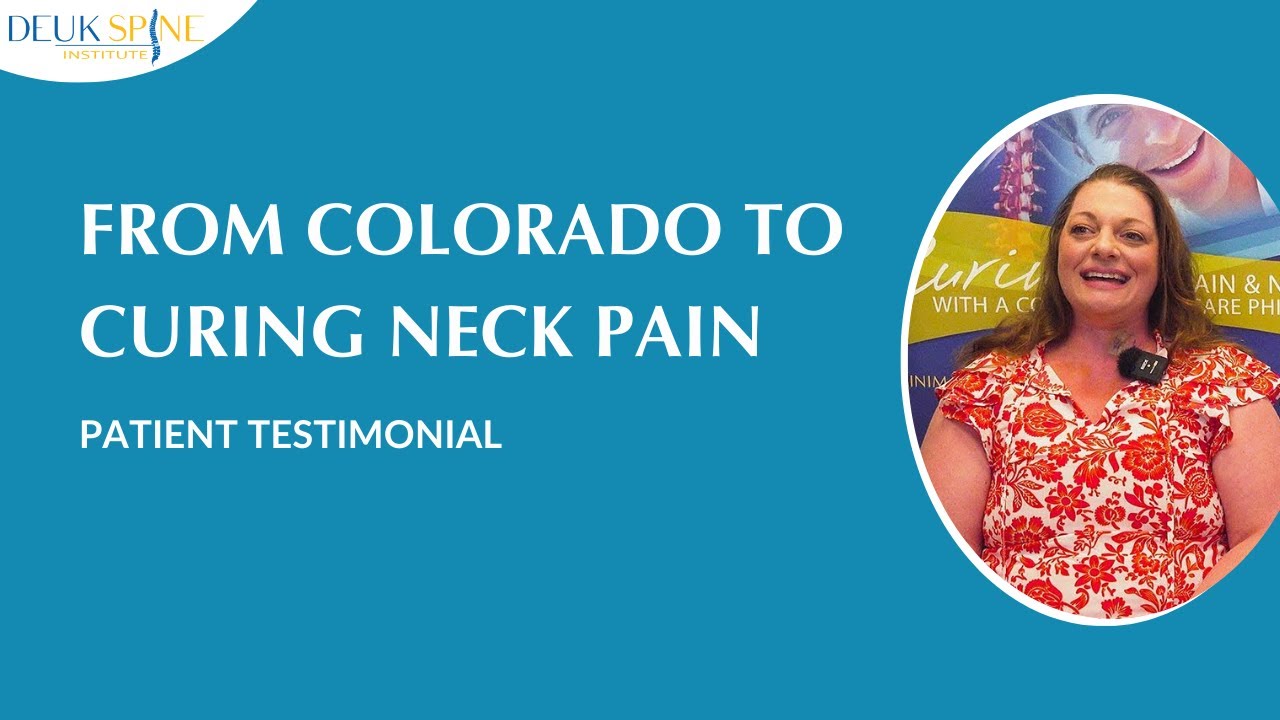 Colorado Mom Ends Neck Pain with Cervical Laser Surgery