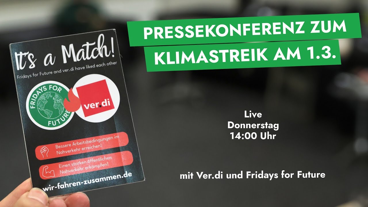 Pressekonferenz zum Klimastreik am 1.3. | Fridays for Future