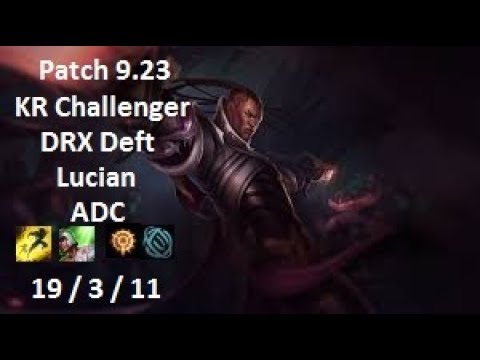 DRX Deft - Lucian vs Kai'Sa - GRF Viper - KR Challenger 1153 LP
