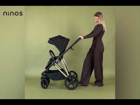 Универсальная коляска 2в1 Ninos Amor deep grey, арт. NAM2026GR