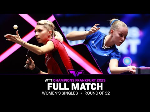 FULL MATCH | Annett KAUFMANN vs Bernadette SZOCS | WS R32 | #WTTFrankfurt 2023