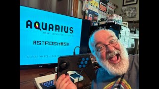Aqua Pad Controller - Mattel Aquarius 8bit Computer Joy Pad - 1st Test - Astrosmash Video Game