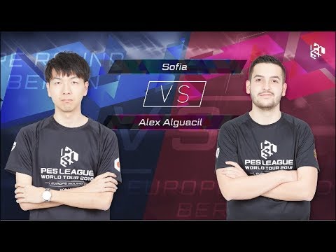PESLEAGUE EUROPA 2018 1VS1 - GRANDE FINAL - SOFIA VS ALEX ALGUACIL