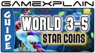 New Super Mario Bros. U - Sparkling Waters-5 Dragoneel's Undersea Grotto Star Coins Guide