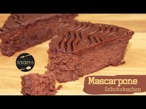 Einfacher, schokoladiger Mascarpone-Schokokuchen / Cremig & lecker