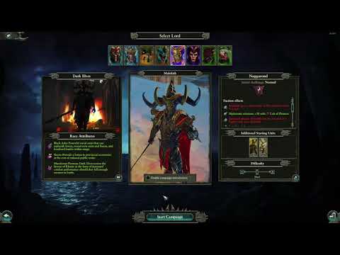 Total War: Warhammer 2 - All Faction Traits & Lord Starting Units